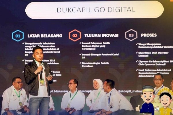 Kadiscapil Muh Hatim Paparkan Inovasi Dukcapil Go Digital di Rakorsus 2024