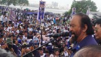 Kampanye di Bumi Nyiur Melambai, Surya Paloh Tegaskan Komitmen NasDem Jaga Pancasila