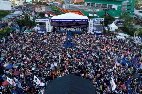 Kampanye Akbar NasDem-Anies di Deli Serdang Pecah, Surya Paloh: Ini Medan Bung, Jangan Coba-coba Gertak