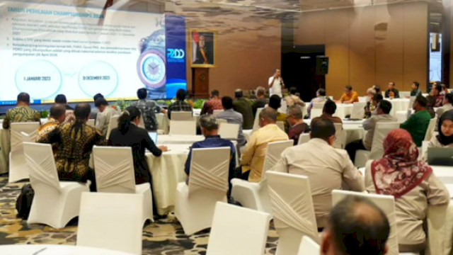 Bapenda Makassar Hadiri Sosialisasi Evaluasi Kinerja Championships TP2DD Tahun 2024