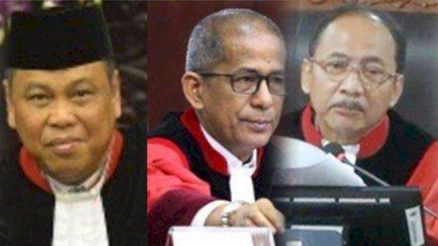 Suhartoyo, Saldi Isra, dan Arief Hidayat Pimpin 3 Panel Hakim Sengketa Pileg 2024.(F-INT)