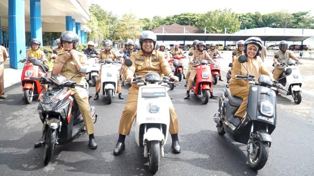 Pemkab Maros Mulai Gunakan Kendaraan Listrik Sebagai Randis