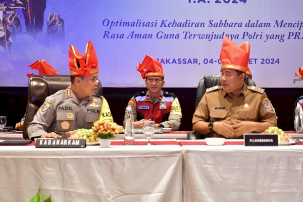 Mabes Polri Akui Keamanan dan Kedamaian Sulsel Jadi Barometer di Indonesia Timur