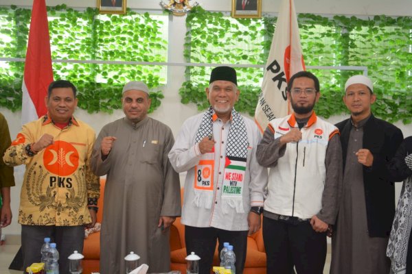 PKS Sulsel Terima Kunjungan Syeikh Palestina di Kantor DPW