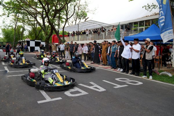 Event Balap Go-Kart Pertama di Sulsel Perebutkan Piala Gubernur