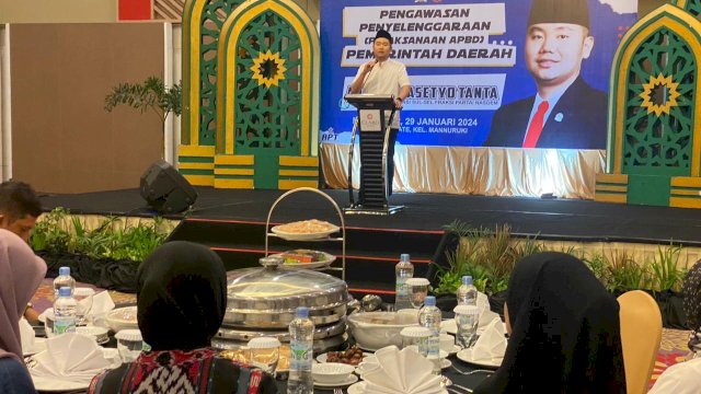 Anggota DPRD Sulsel, Andres Prasetyo Tanta Gelar Pengawasan APBD Sulsel.