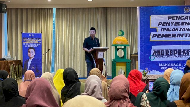 Anggota DPRD Sulsel, Andre Prasetyo Tanta.