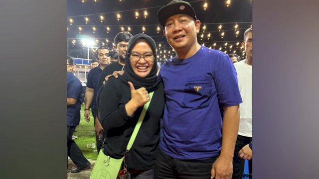 Ketua DPW NasDem Sulsel Rusdi Masse Bersama Legislator NasDem Sulsel Rezki Mulfiati Lutfi