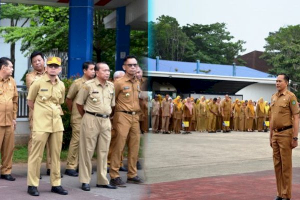 Bupati Chaidir Syam Pimpin Langsung Apel Perdana 2024 ASN Lingkup Pemkab Maros