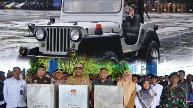 Apel Kesiapsiagaan Penangan Keamanan dan Kesehatan Pemilu 2024 di Maros