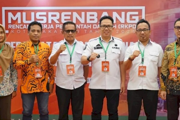 Camat Aminuddin Bersama Jajaran Turut Hadiri Musrenbang RKPD Kota Makassar