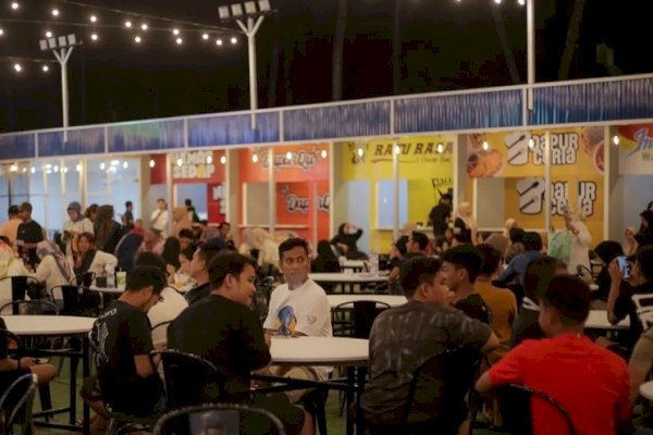 Corawali Food Curt Tempat Nongki Kekinian, Cocok Jadi Pilihan Ngabuburit Warga Pinrang