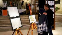 Danny Pomanto Apresiasi Gradasi Sketch Exhibition Himpunan Mahasiswa Arsitektur UNHAS