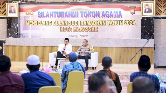 Danny Pomanto-Kapolrestabes Makassar dan Tokoh Agama Kuatkan Soliditas Sambut Ramadhan