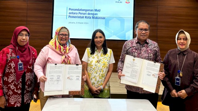 Pemkot Makassar dan Perum Peruri Teken MoU untuk Digitalisasi Layanan Pemerintahan