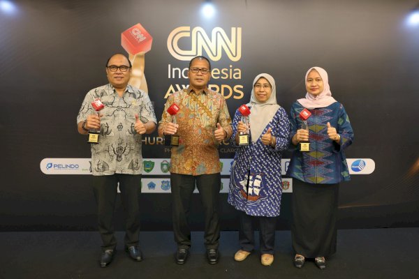 Kota Makassar Borong 4 Penghargaan di CNN Indonesia Awards 2024