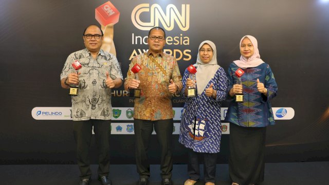 Kota Makassar Borong 4 Penghargaan di CNN Indonesia Awards 2024
