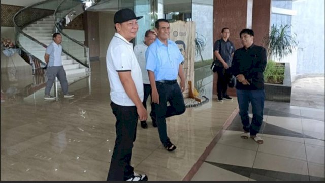 Pertemuan Rusdi Masse dan Amran Sulaiman.