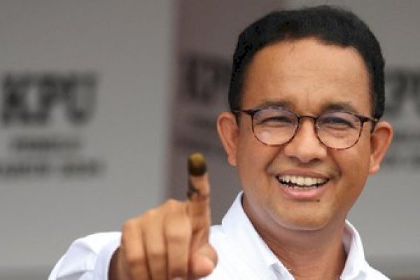 Anies Nonton Penetapan Pemenang Pilpres 2024 di Markas AMIN