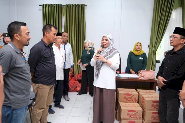 Wabup Suhartina Bohari  Salurkan Bantuan Pangan Bagi Masyarakat Berpenghasilan Rendah dan Keluarga Risiko Stunting
