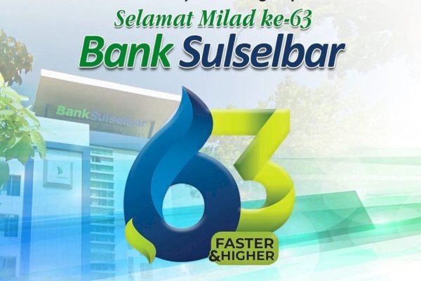 Bank NTB Syariah Mengucapkan Selamat Milad Bank Sulselbar ke 63