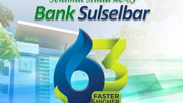 Bank NTB Syariah Mengucapkan Selamat Milad Bank Sulselbar ke 63