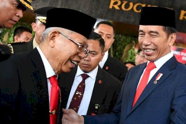 Jokowi Tunjuk Ma&#8217;ruf Amin Jadi Plt Presiden Hingga 6 Maret