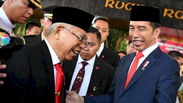 Jokowi Tunjuk Ma&#8217;ruf Amin Jadi Plt Presiden Hingga 6 Maret