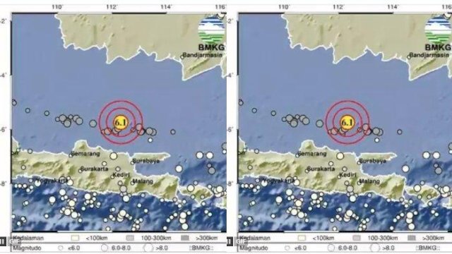 Gempa Berkekuatan M 6,1 Guncang Tuban, Tidak Berpotensi Tsunami