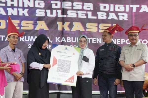 Bank Sulselbar Launching Desa Digital di Kabupaten Jeneponto