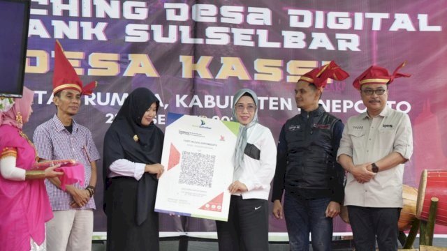 Bank Sulselbar Launching Desa Digital di Kabupaten Jeneponto