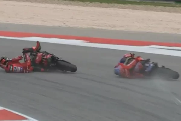 MotoGP Portugal 2024: Marc Marquez- Francesco Bagnaia Crash!