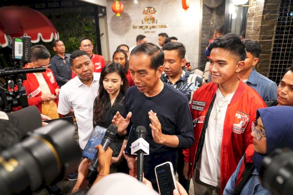 Soal Suara PSI Naik Jadi 3,13%, Jokowi : Tanyakan ke KPU