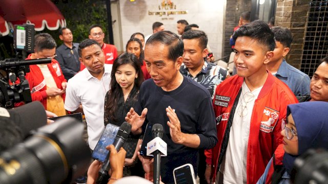 Soal Suara PSI Naik Jadi 3,13%, Jokowi : Tanyakan ke KPU
