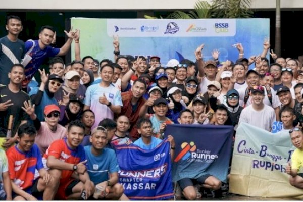 HUT Ke 63, Bank Sulselbar Gelar Runversary 6.3 KM: Faster And Higher