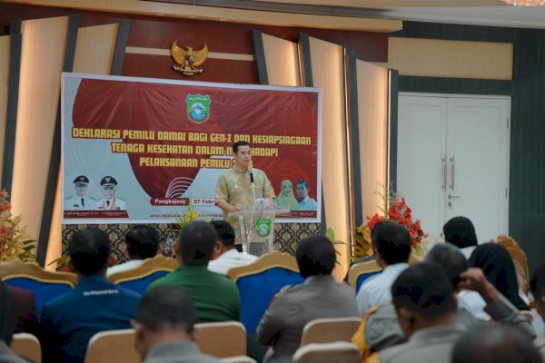 Pemkab Pangkep Deklarasi Pemilu Damai bagi Gen Z 2024