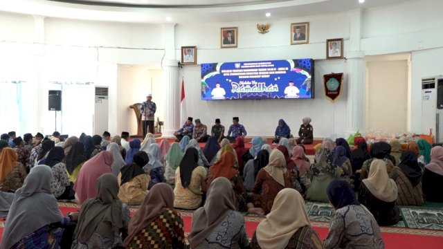 Ratusan ASN Pemkab Pangkep Ikuti Tausiyah Ramadhan