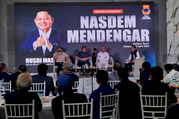 Tak Ingin Jumawa Jadi Pemenang di Sulsel, Rusdi Masse Gagas “NasDem Mendengar”