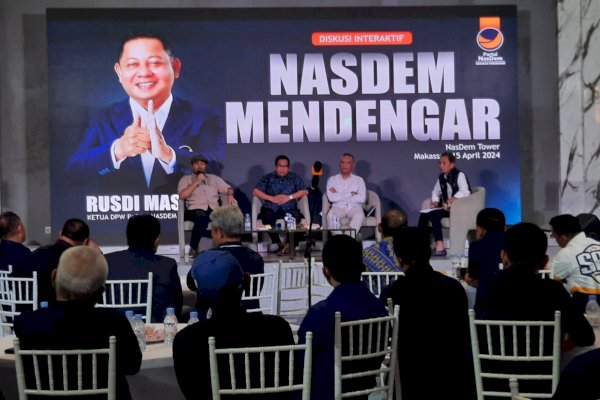 Tak Ingin Jumawa Jadi Pemenang di Sulsel, Rusdi Masse Gagas &#8220;NasDem Mendengar&#8221;