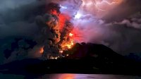 Gunung Ruang Sulut Meletus, Warga Diimbau Mengungsi Hindari Potensi Tsunami
