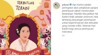 Jokowi: Jadikan Hari Kartini Jadi Lambang Perjuangan Perempuan