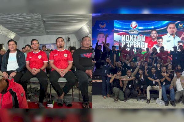 Tasming Hamid Gelar Nobar Piala Asia U-23 dan Berdayakan UMKM-Doorprize, Penonton Gratis Makan dan Minum