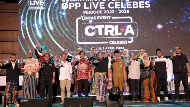 Hadiri Pelantikan dan Pengukuhan LIVE Celebes, PJ Sekda: Energi Baru Tingkatkan Kualitas Event di Makassar