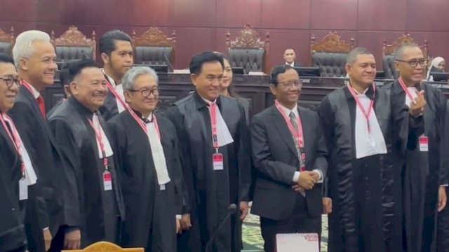 Sidang sengketa Pilpres di MK.(F-INT)