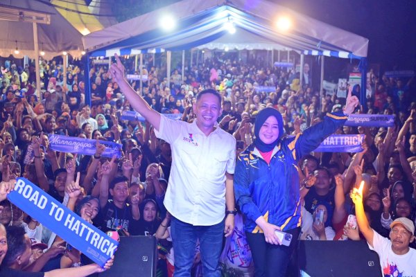 Supratman dan Fatmawati Rusdi Konsolidasi Pemenangan di Manggala