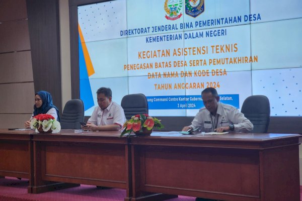 Kemendagri Update Data dan Batas Desa di Sulsel
