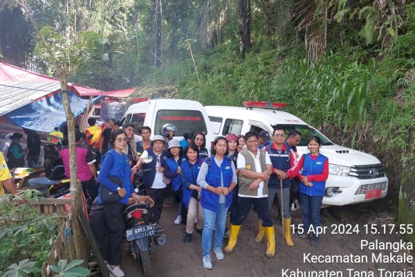 Dinas Kesehatan Sulsel Kirim Bantuan untuk Korban Tanah Longsor di Tana Toraja