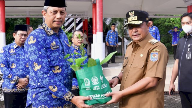 Pj Gubernur Sulsel, Bahtiar Baharuddin Bersama Sekda Sulsel