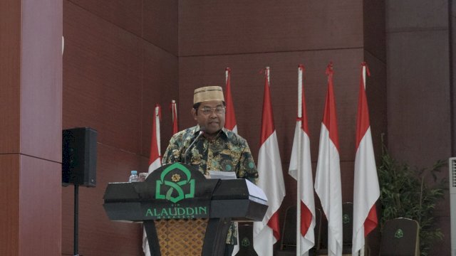 Ketua umum BPP IKA UIN Alauddin Makassar Idrus Marham.