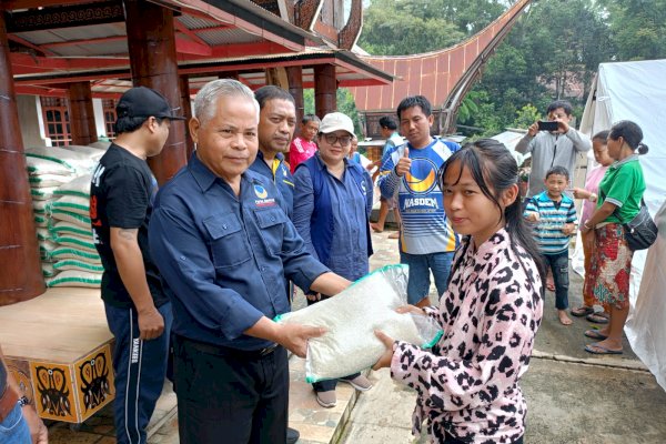 Korban Longsor Tana Toraja Terima Kasih ke NasDem Sulsel atas Gerak Cepatnya Salurkan Bantuan